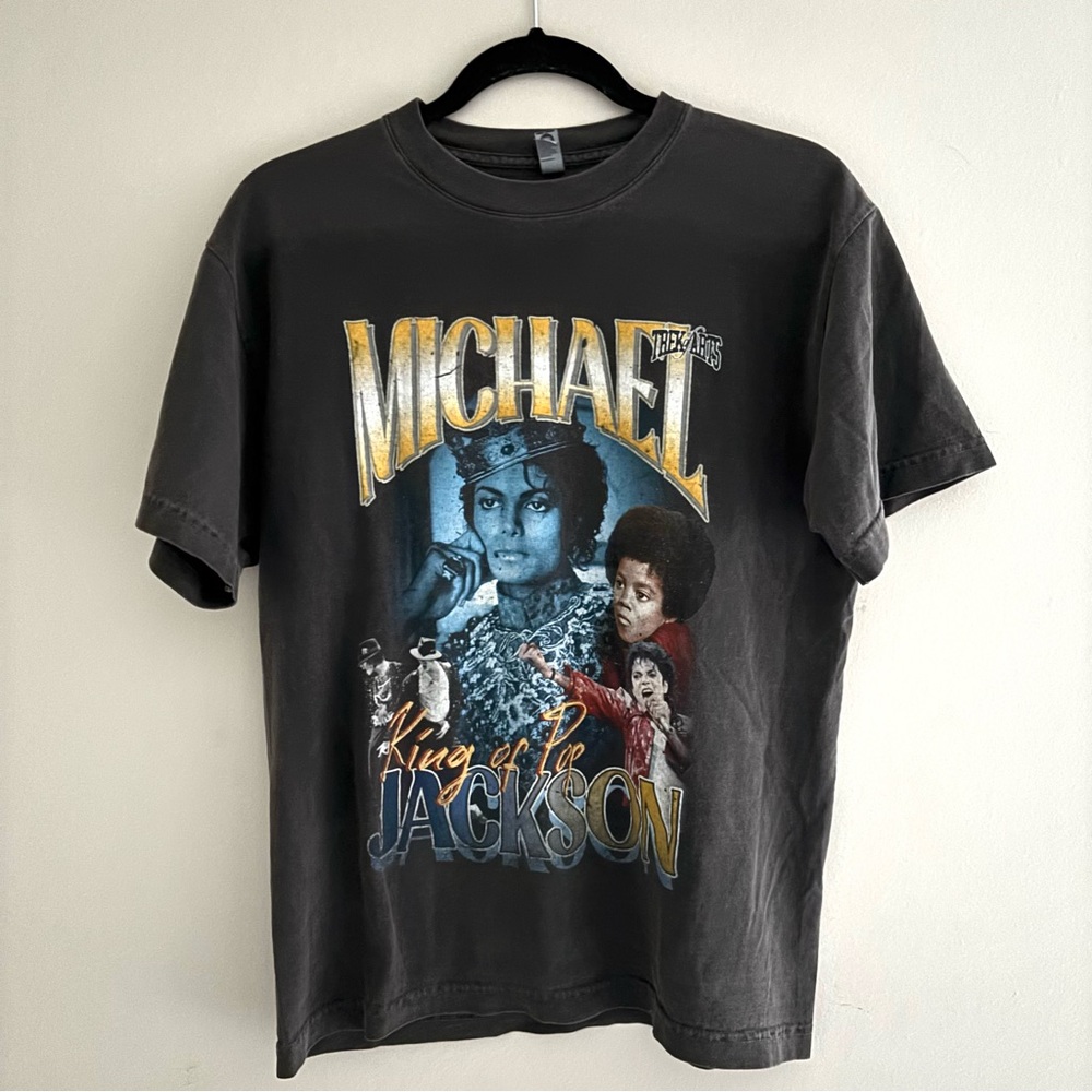 Los Angeles Apparel Black Michael Jackson BandTee - Short Sleeve